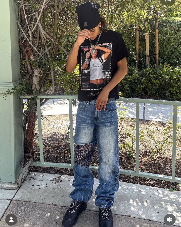 @htpdxn + "faces" denim