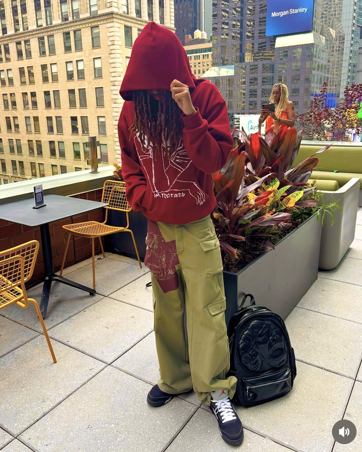 @j8yso + "tired" hoodie + "injured" cargos