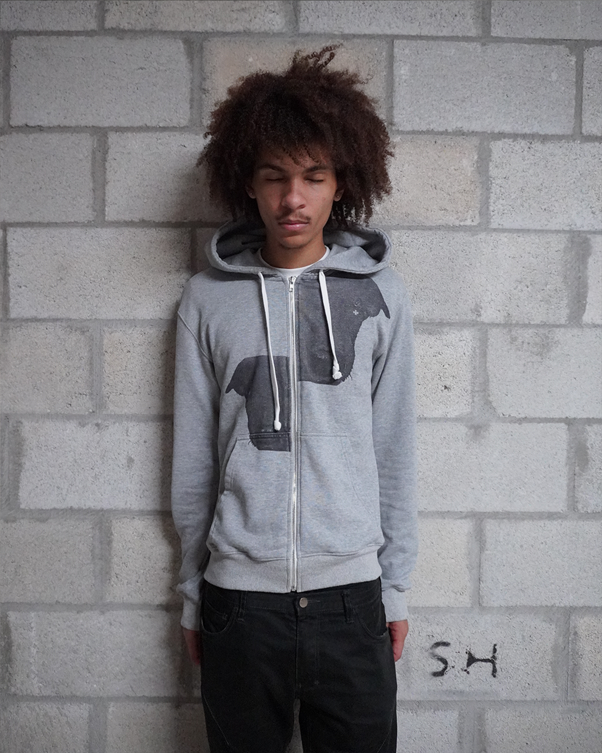 - "dog" zip up